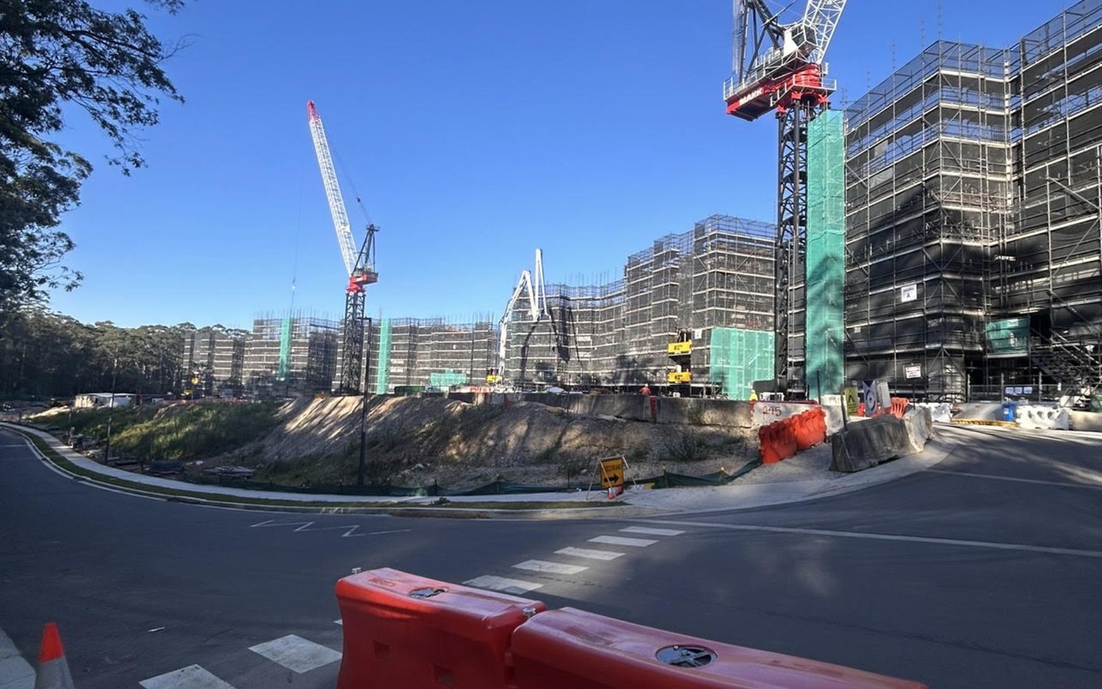 Highforest residential development under construction at West Pennant Hills